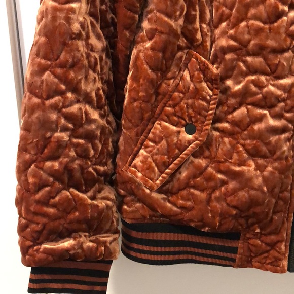Velvet Bomber Jacket - Picture 2 of 6